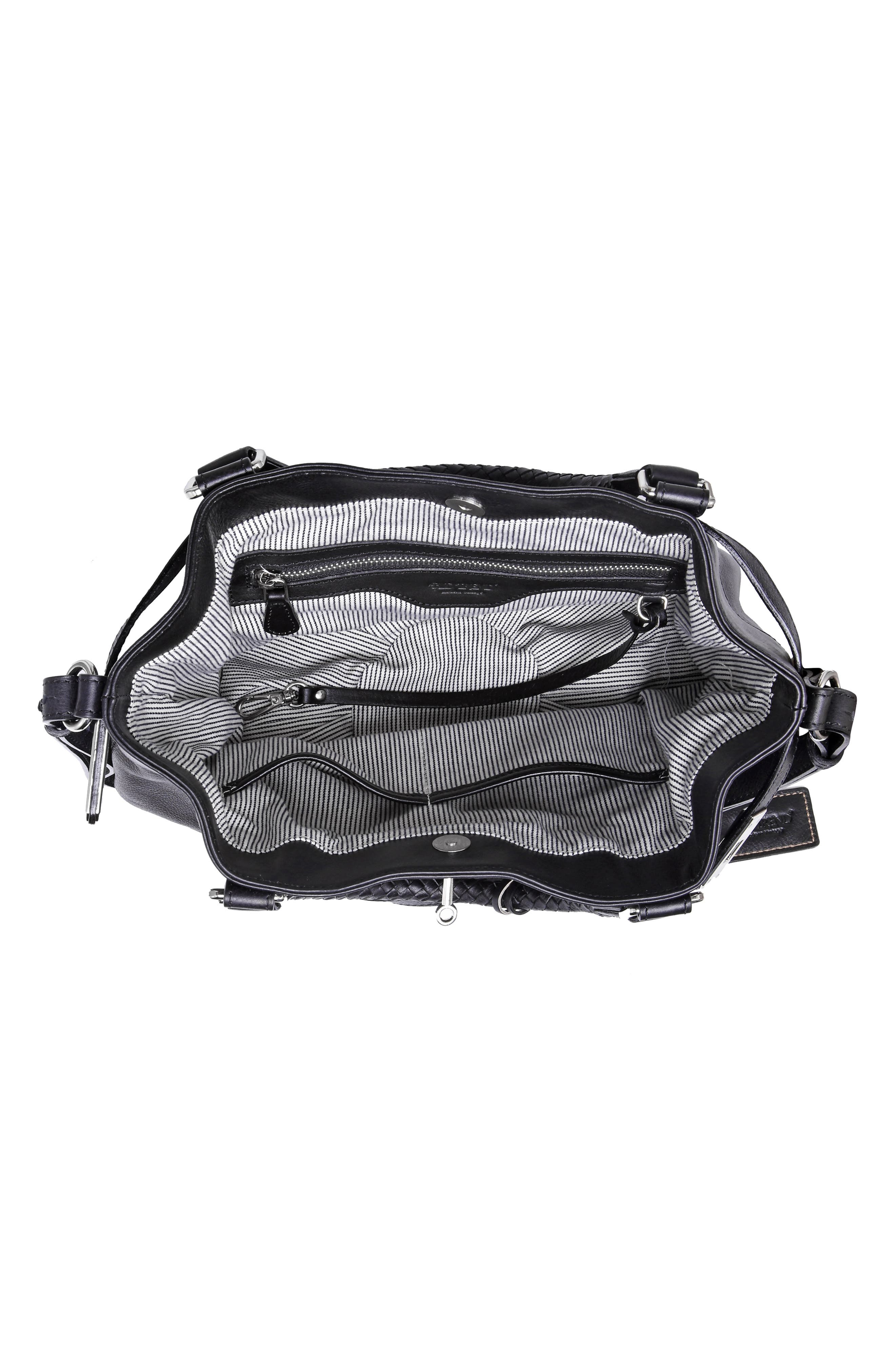 OLD TREND Leather Pumpkin Bucket Bag, Alternate, color, Black