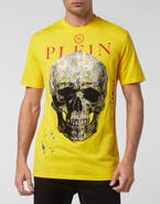 PHILIPP PLEIN T-Shirt Round Neck Ss With Crystals Men
