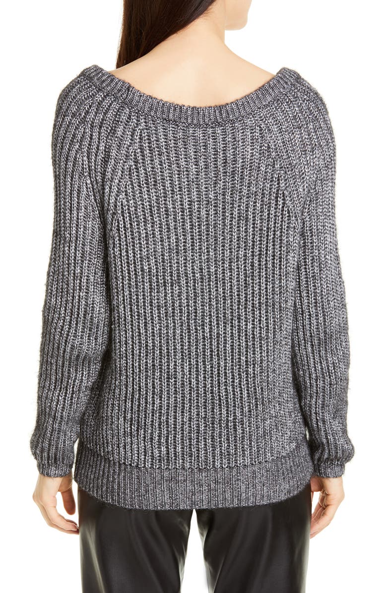 SEVENTY VENEZIA Seventy Shaker Stitch Sweater, Alternate, color, 