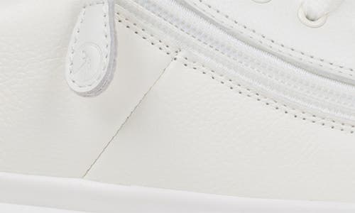 Billy Footwear Comfort Plush Zip Around Sneaker In White