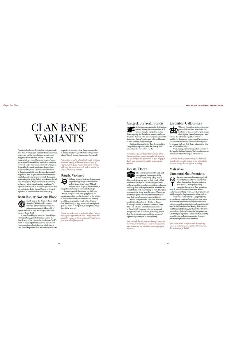 Renegade Game Studios Vampire The Masquarade 5th Edition Game Players Guide, Alternate, color, Multicolored