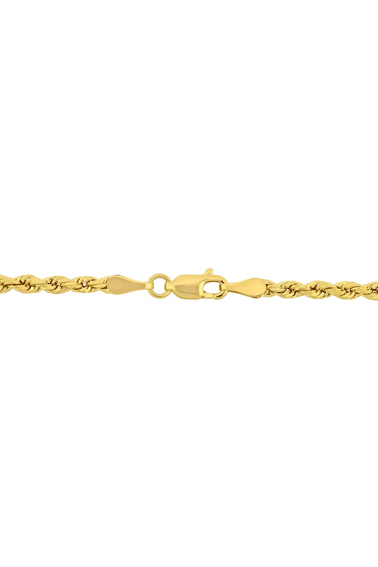 2-Piece Set Rope Chain Necklace & Bracelet 14k, Alternate, color, Yellow Gold