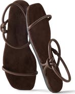 Haven Well Within Leather Double Strap Knot Sandals