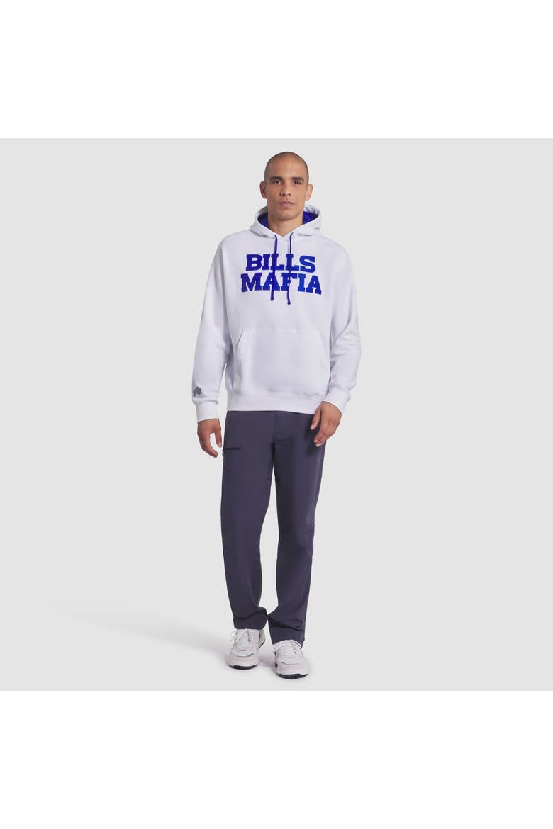 Men's Nike White Buffalo Bills 2025 Rivalries Collection Club Hoodie, Alternate, color, White