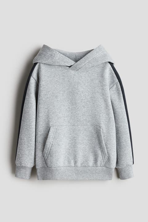 Contrast-panel Hoodie