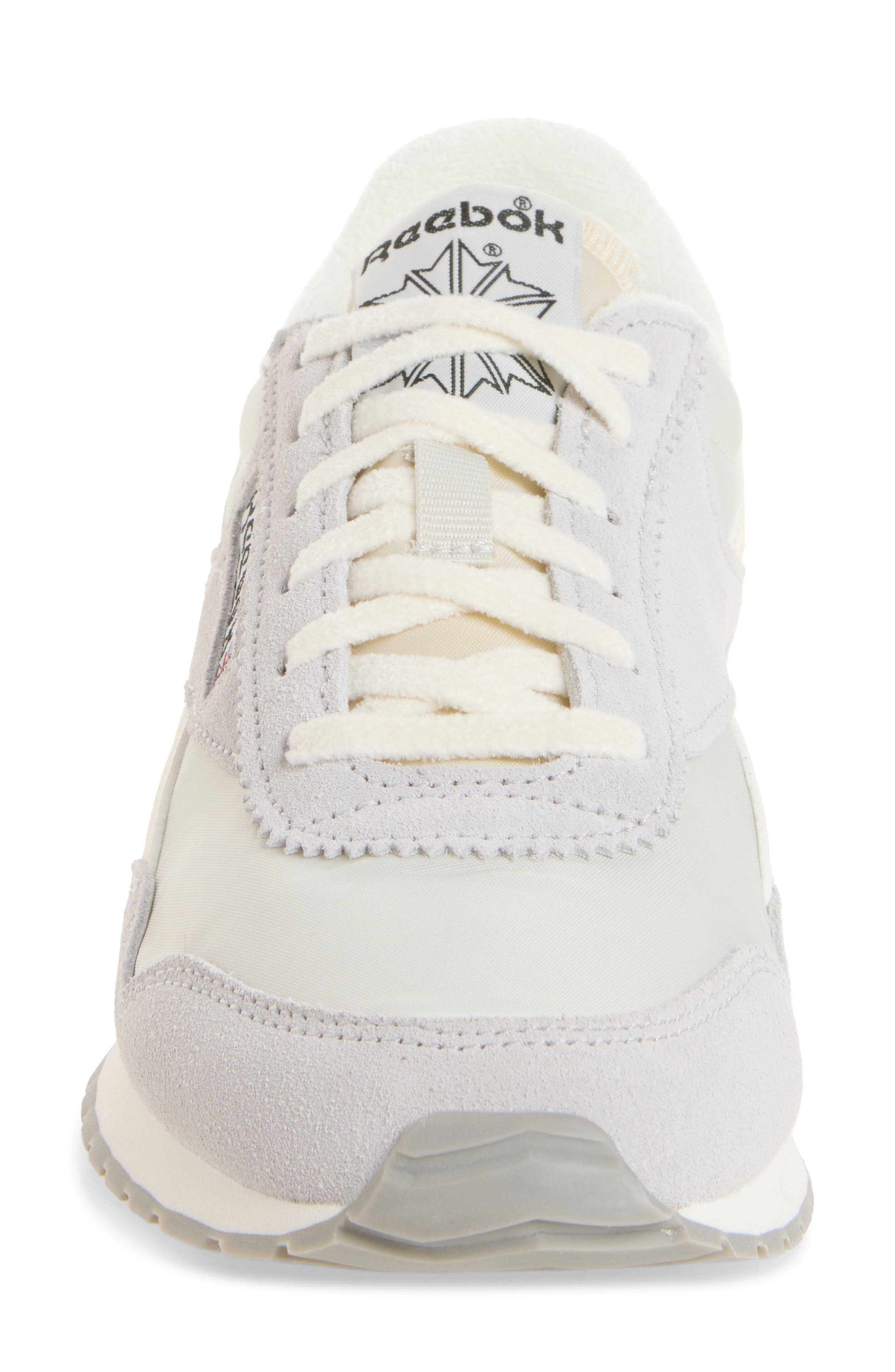 Classic AZ Leather Sneaker, Alternate, color, GREY GREY1 CHALK