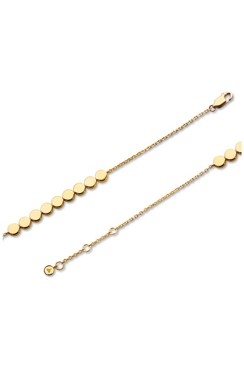 Round Link Bracelet, Alternate, color, GOLD
