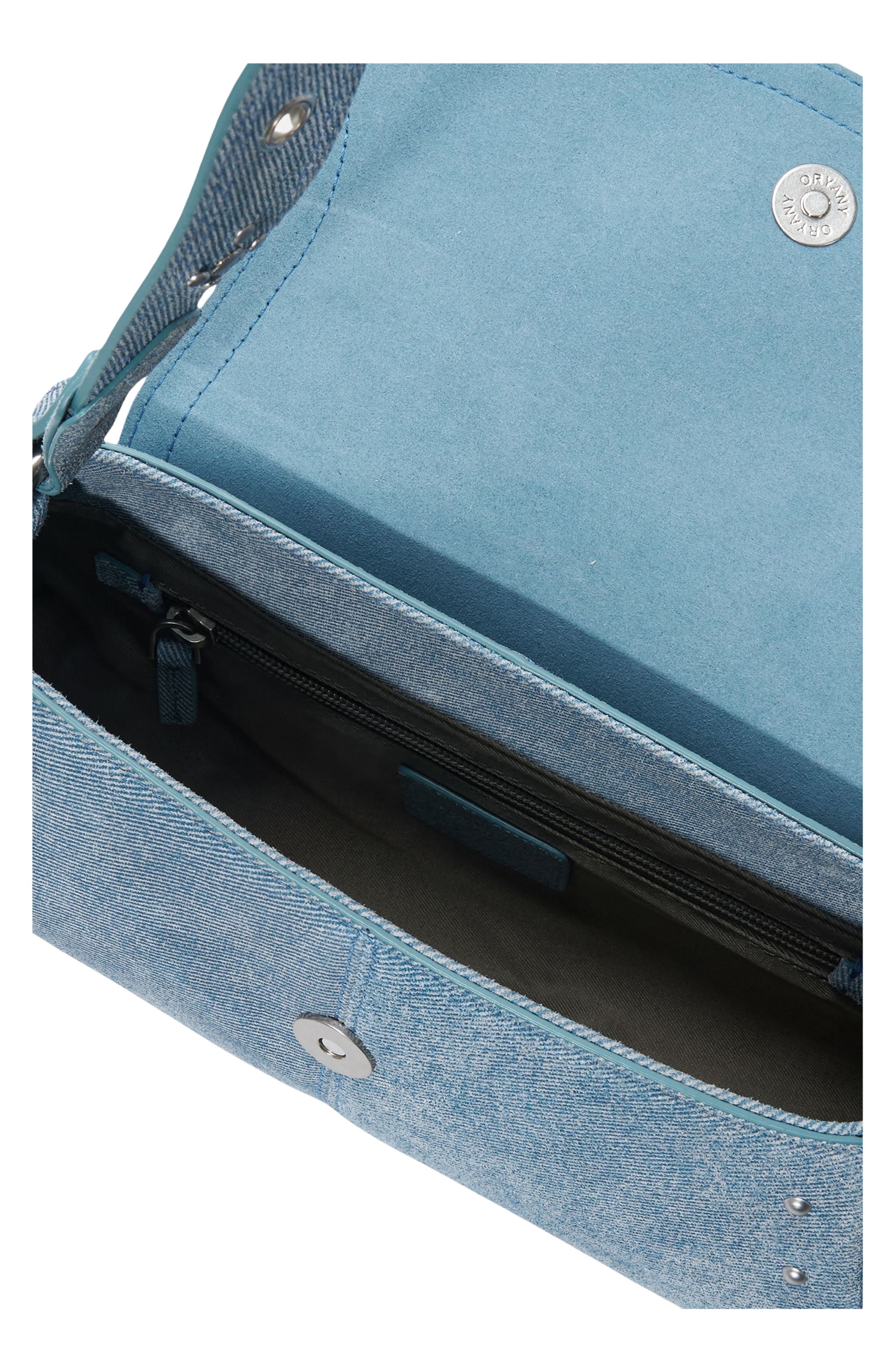 Oryany Moroccan Stud Shoulder Bag, Alternate, color, Denim Blue