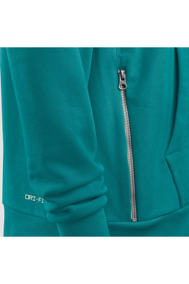 Men's Nike Aqua Miami Dolphins Standard Issue Replay Officials Alternate Dri-FIT Hoodie, Alternate, color, Aqua