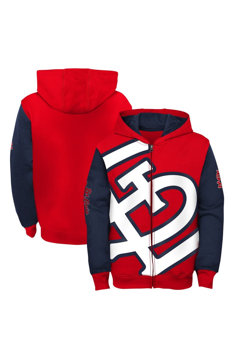 Outerstuff Toddler Red St. Louis Cardinals Postcard Full-Zip Hoodie, Main, color, Red