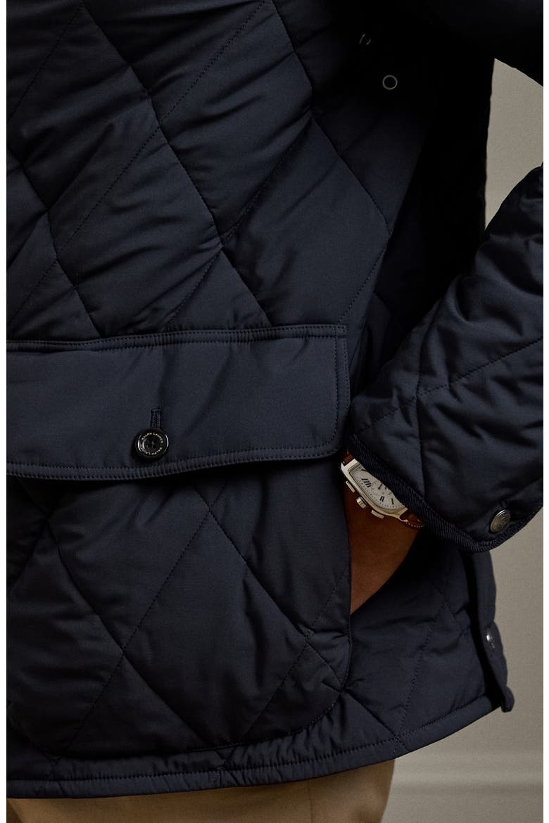 Carleton Diamond Quilted Down Jacket, Alternate, color, CLASSIC CHAIRMAN NAVY