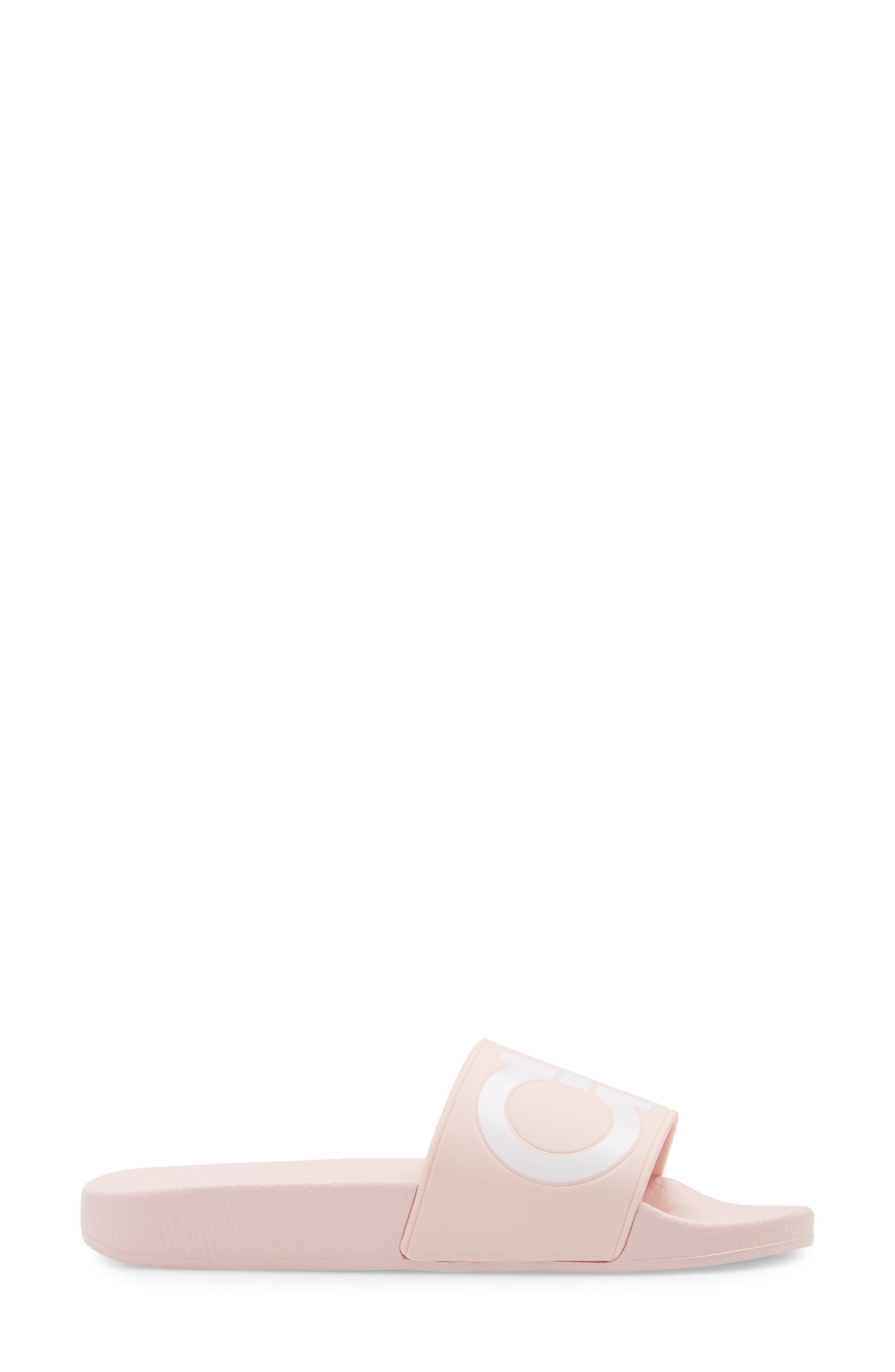 Salvatore Ferragamo Groovy Slide Sandal, Alternate, color, NYLUND PINK
