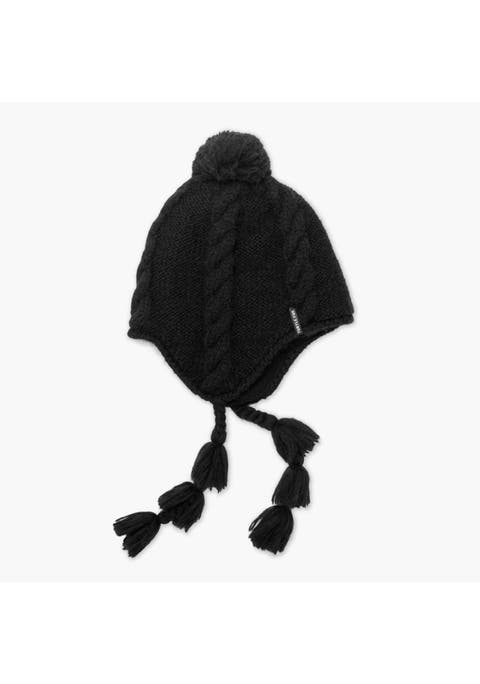 Ingrid Earflap Pom Beanie
