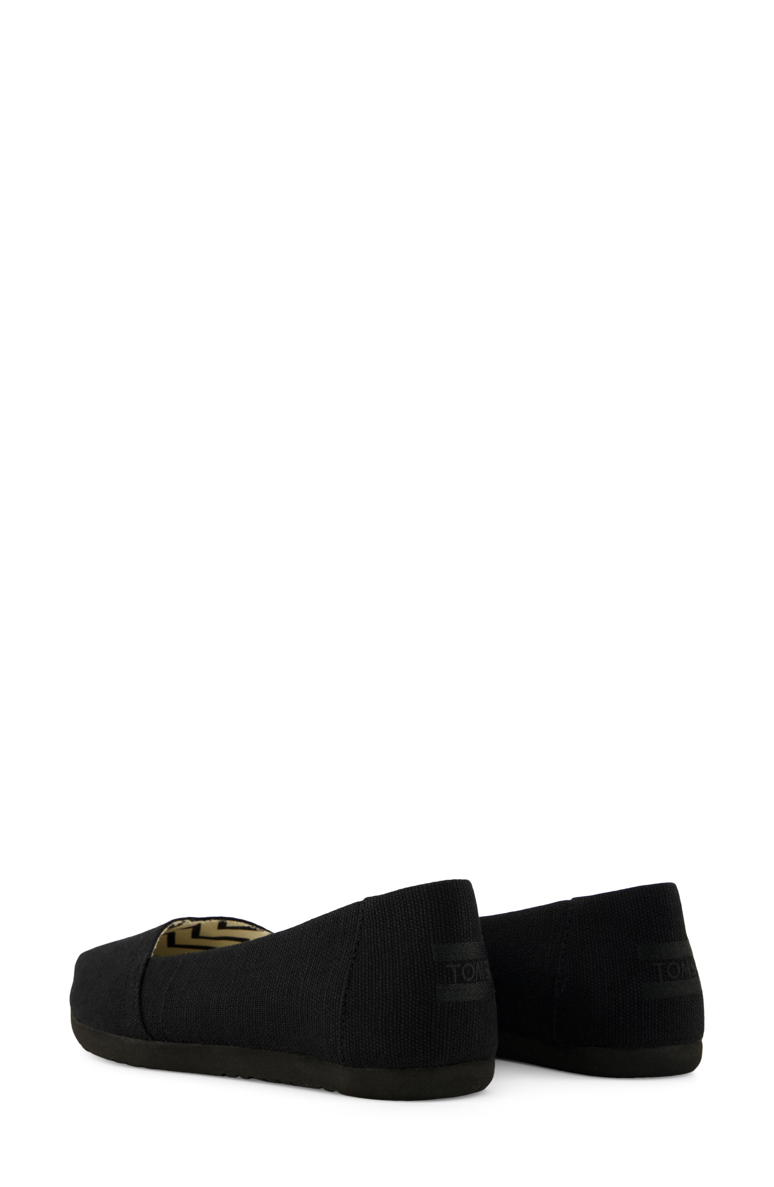 TOMS Alpargata Ballet Flat, Alternate, color, Black