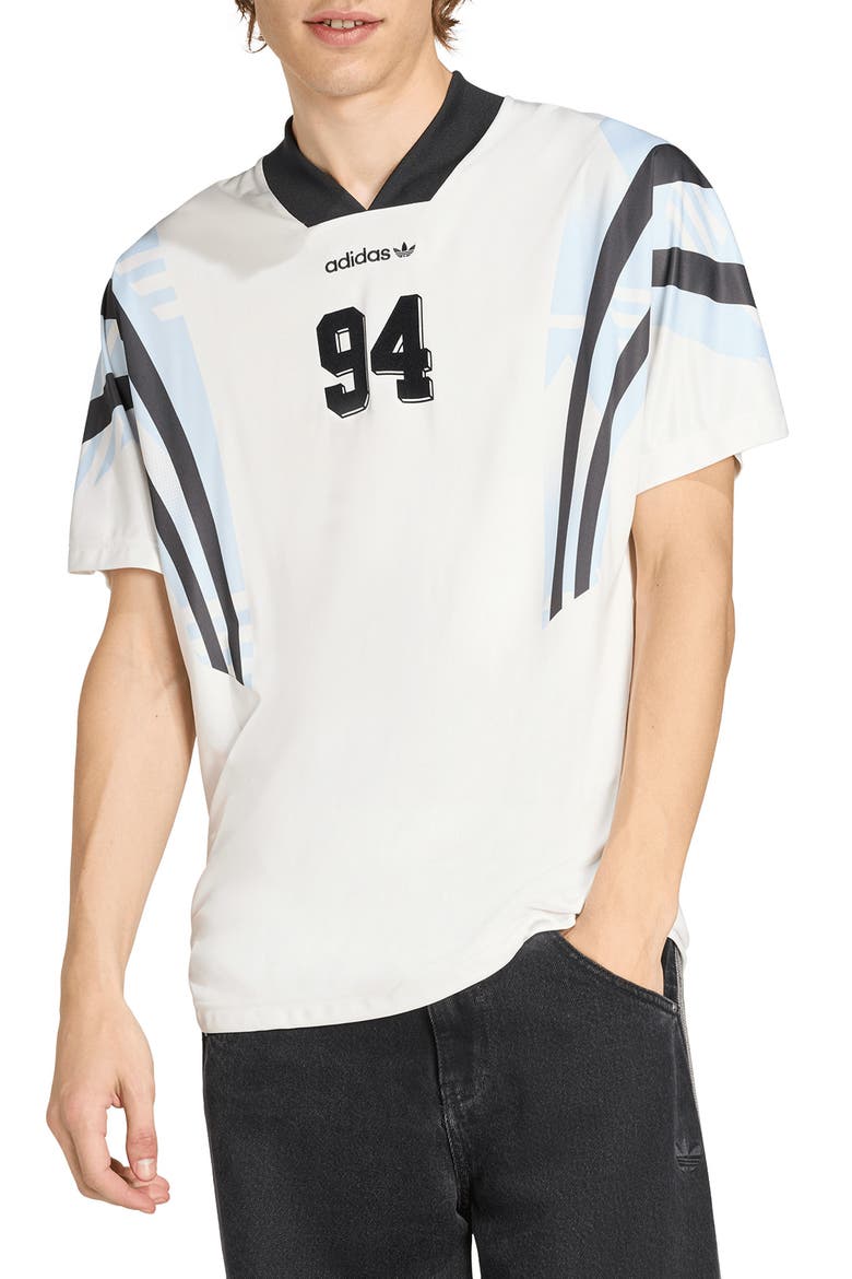 Santiago AOP Infill Soccer Jersey, Main, color, CLOUD WHITE/ /