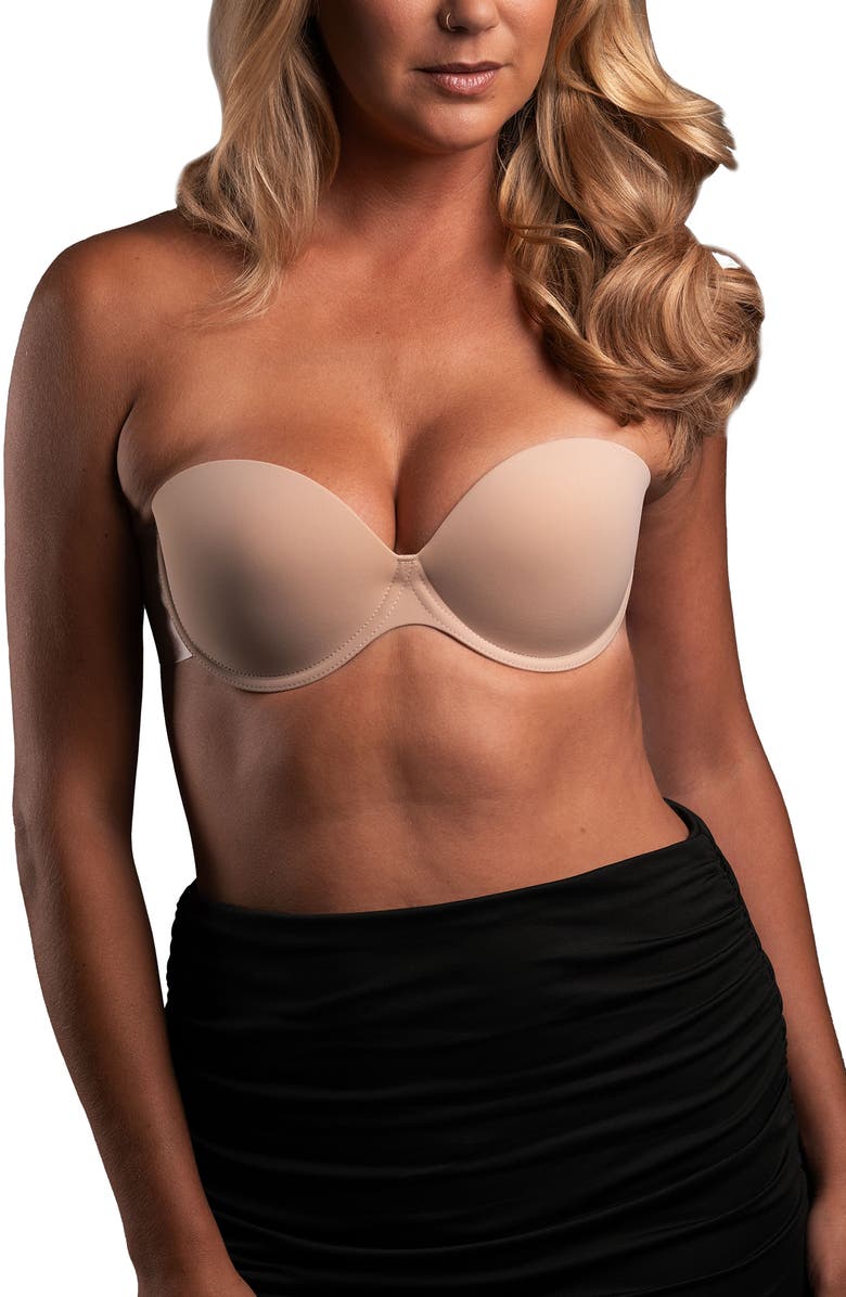 FASHION FORMS Go Bare Strapless Adhesive Bra, Alternate, color, Beige