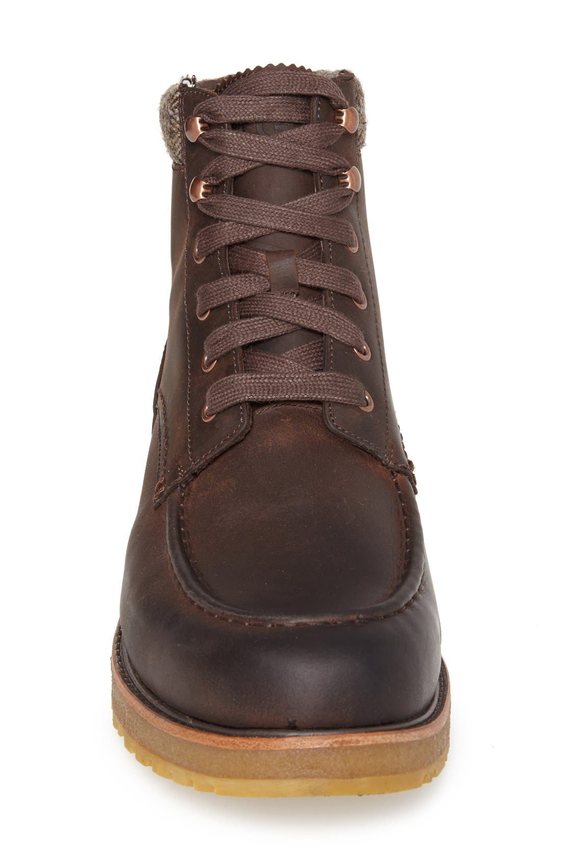 'Merrick' Moc Toe Boot, Alternate, color, STOUT