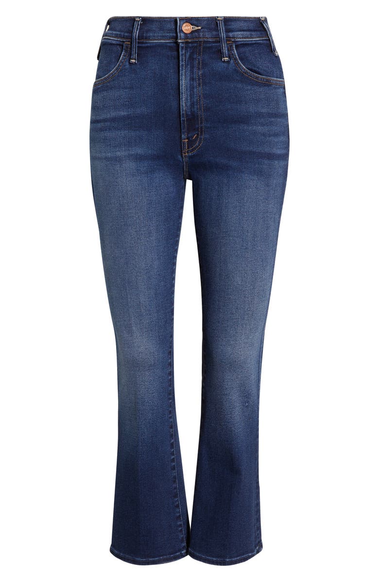 MOTHER Lil' Hustler Frayed Ankle Bootcut Jeans, Alternate, color, Taking Chances