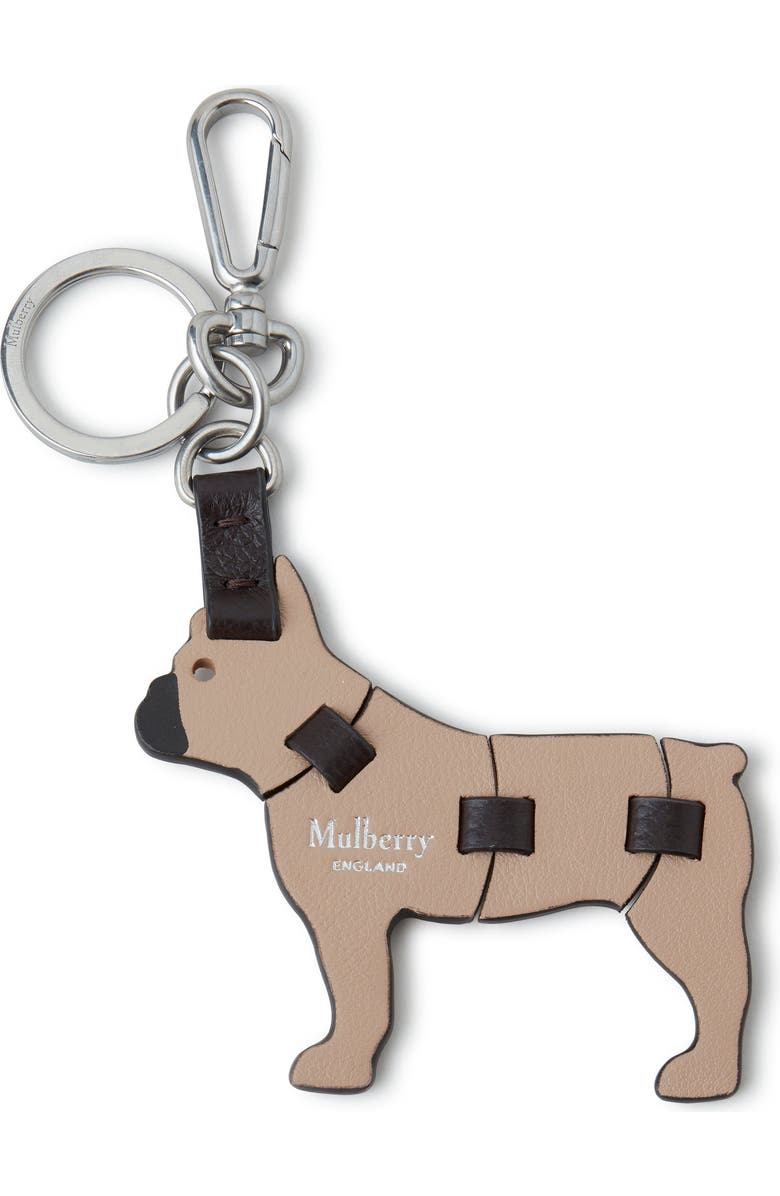 Mulberry French Bulldog Puzzle Key Ring, Main, color,