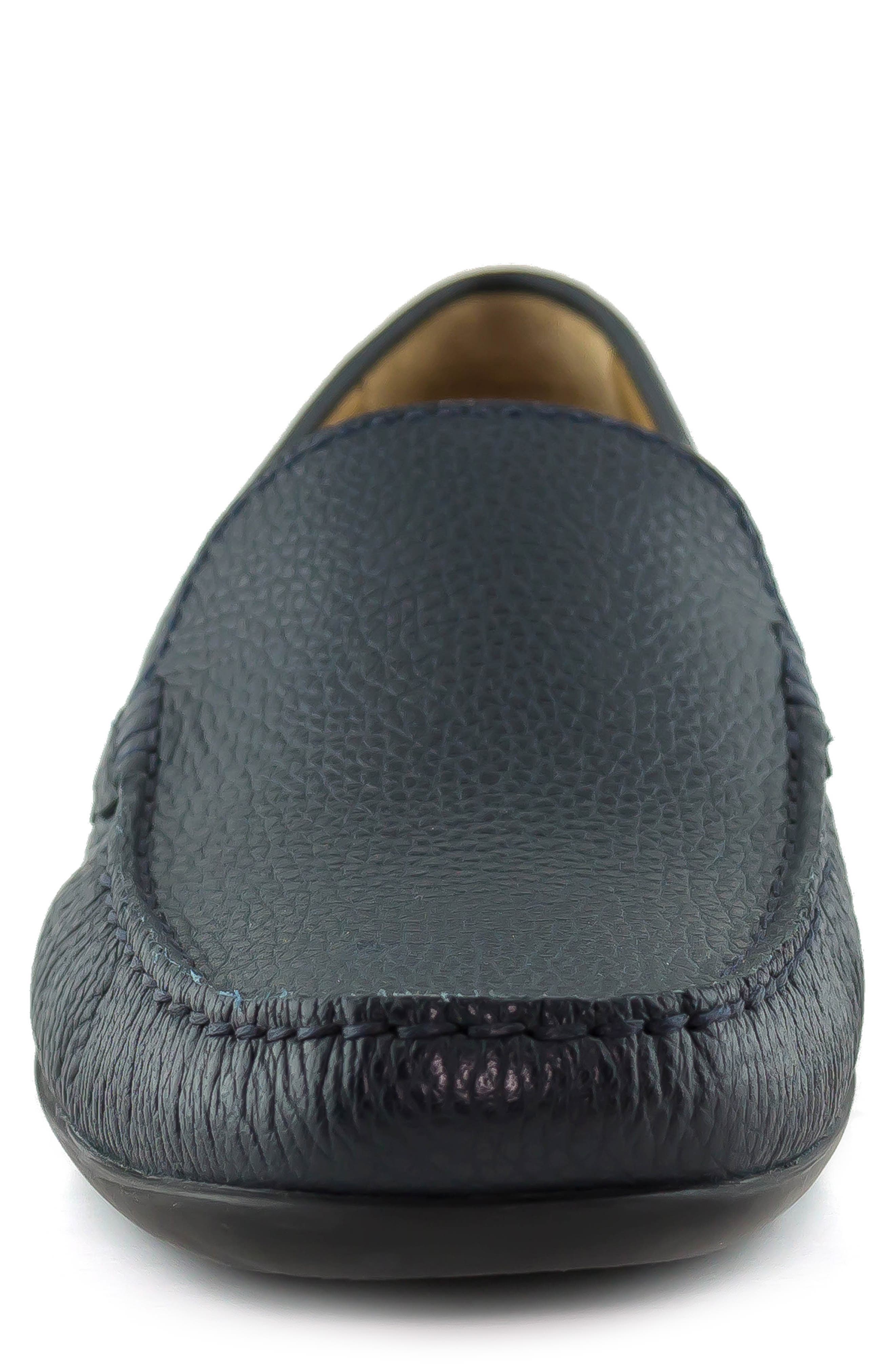 'Broadway' Driving Shoe, Alternate, color, NAVY GRAINY