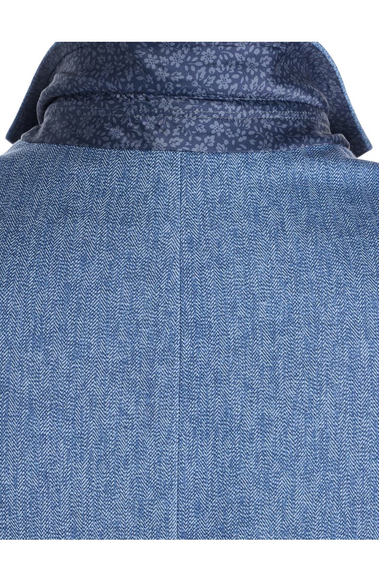 Synrgy by DXL Big & Tall Chevron Knit Jacket-Relaxer Sport Coat, Alternate, color, Blue