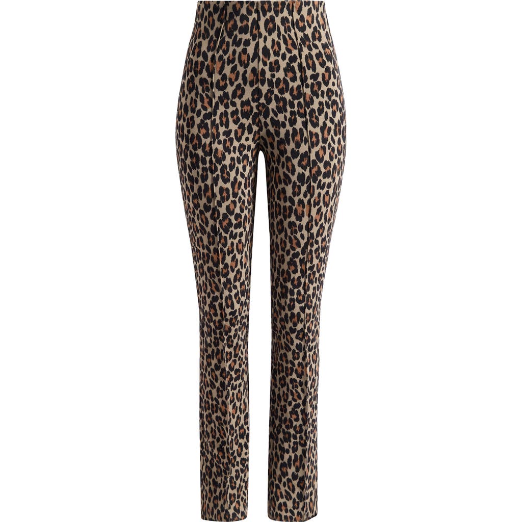 Spanx ® Leopard Print Ponte Pants In Brown