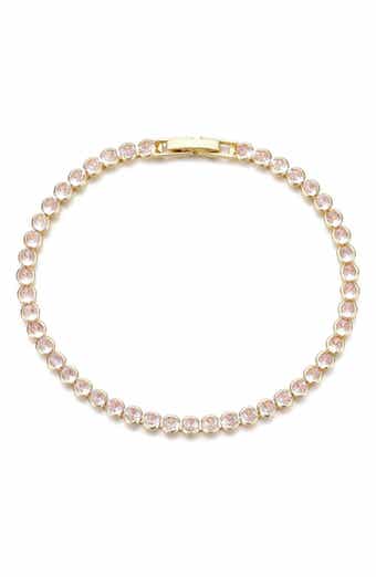 Adornia Bezel Crystal Tennis Bracelet