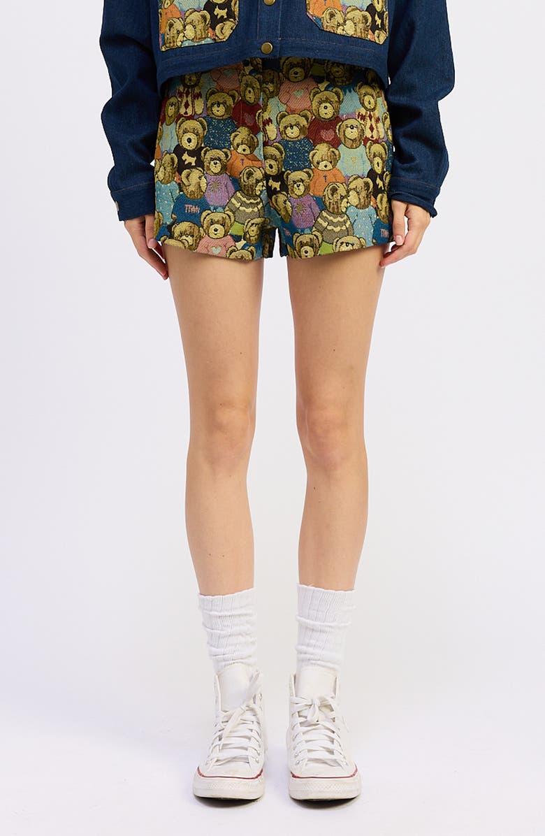 JACQUIE THE LABEL Bearlyn Woven Shorts, Main, color, 