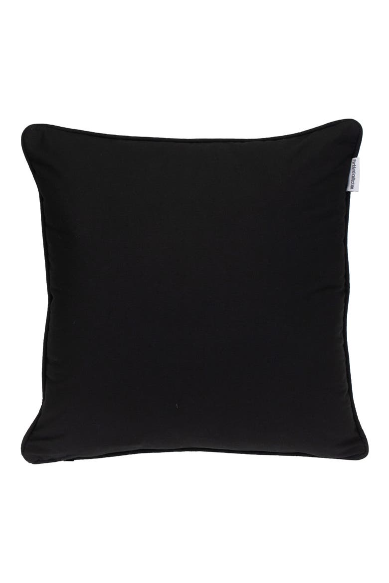 Canita Embroidered Throw Pillow, Alternate, color, BLACK