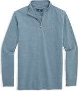vineyard vines Saltwater Stripe Quarter Zip Pullover