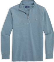 vineyard vines Saltwater Stripe Quarter Zip Pullover