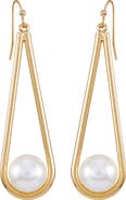 Vince Camuto Faux Pearl Drop Earrings