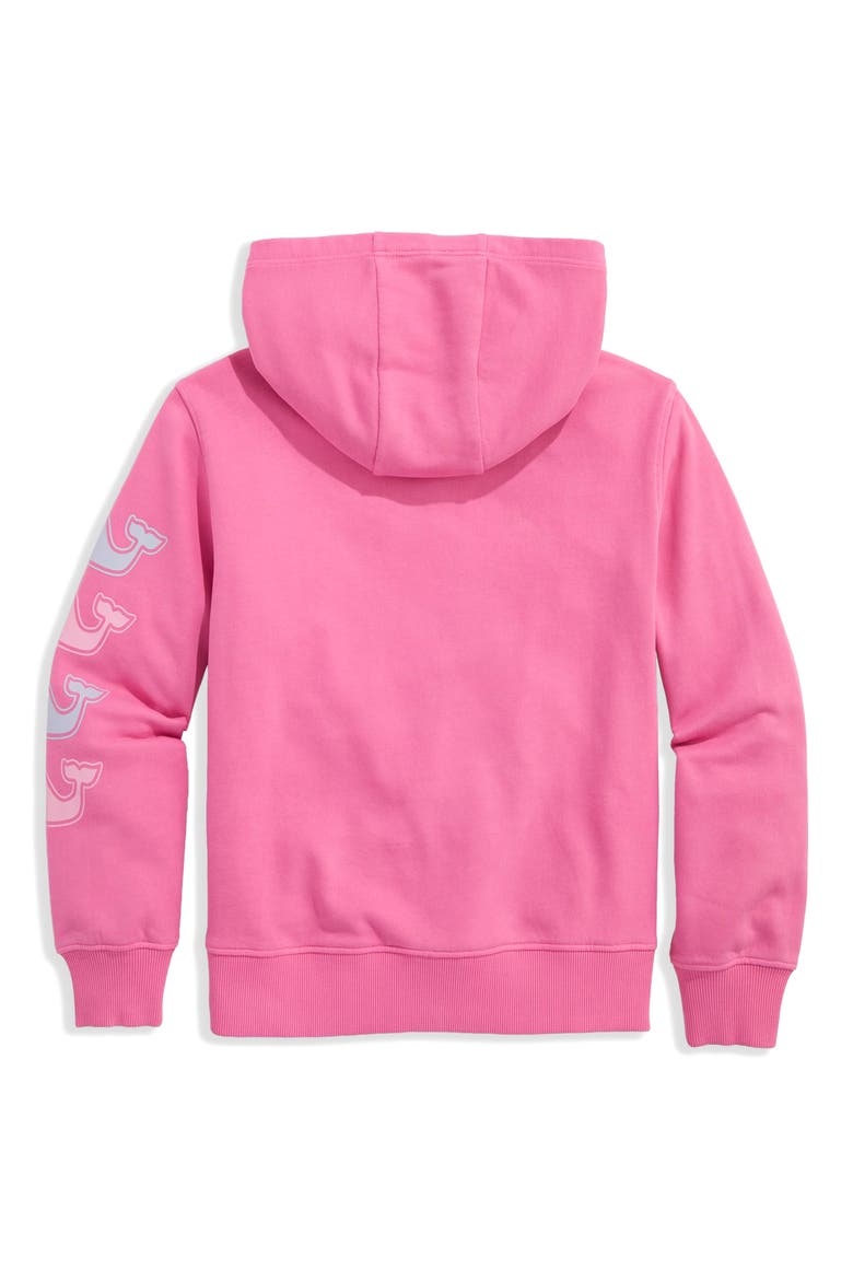 Kids' Whale Graphic Hoodie, Alternate, color, CUTTY PINK