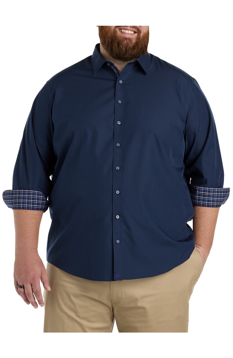 Untuckit Fit by Dxl Big & Tall Roberts Sport Shirt | Nordstrom