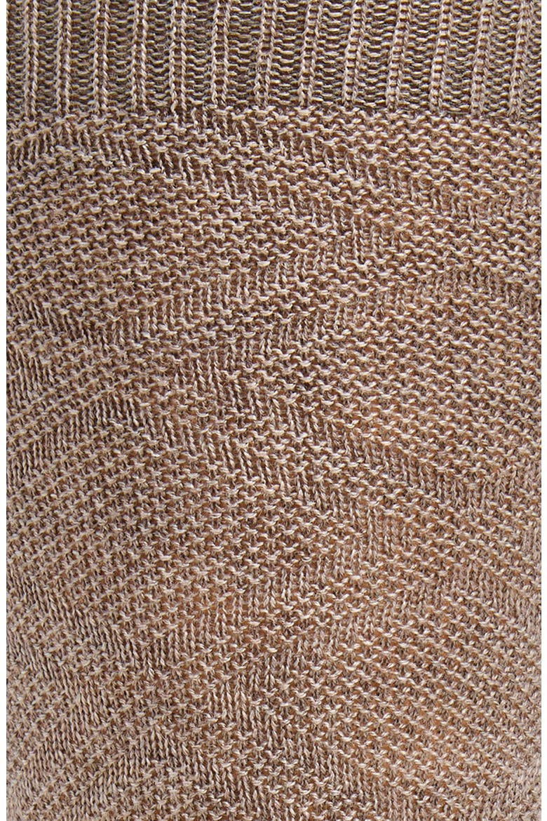 Diamond Jacquard Wool Blend Dress Socks, Alternate, color, BROWN