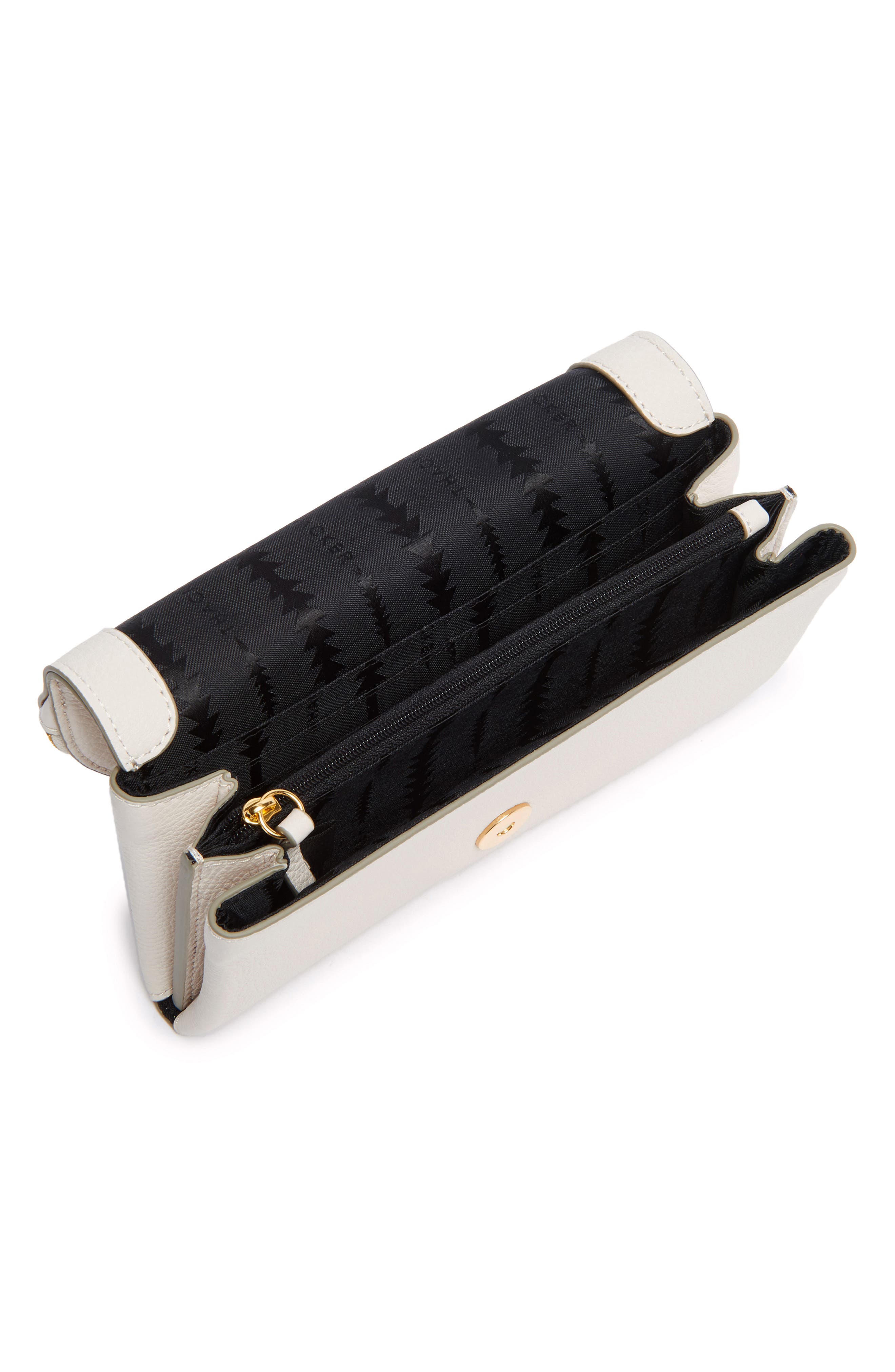 Nikki Leather Crossbody Bag, Alternate, color, GARDENIA