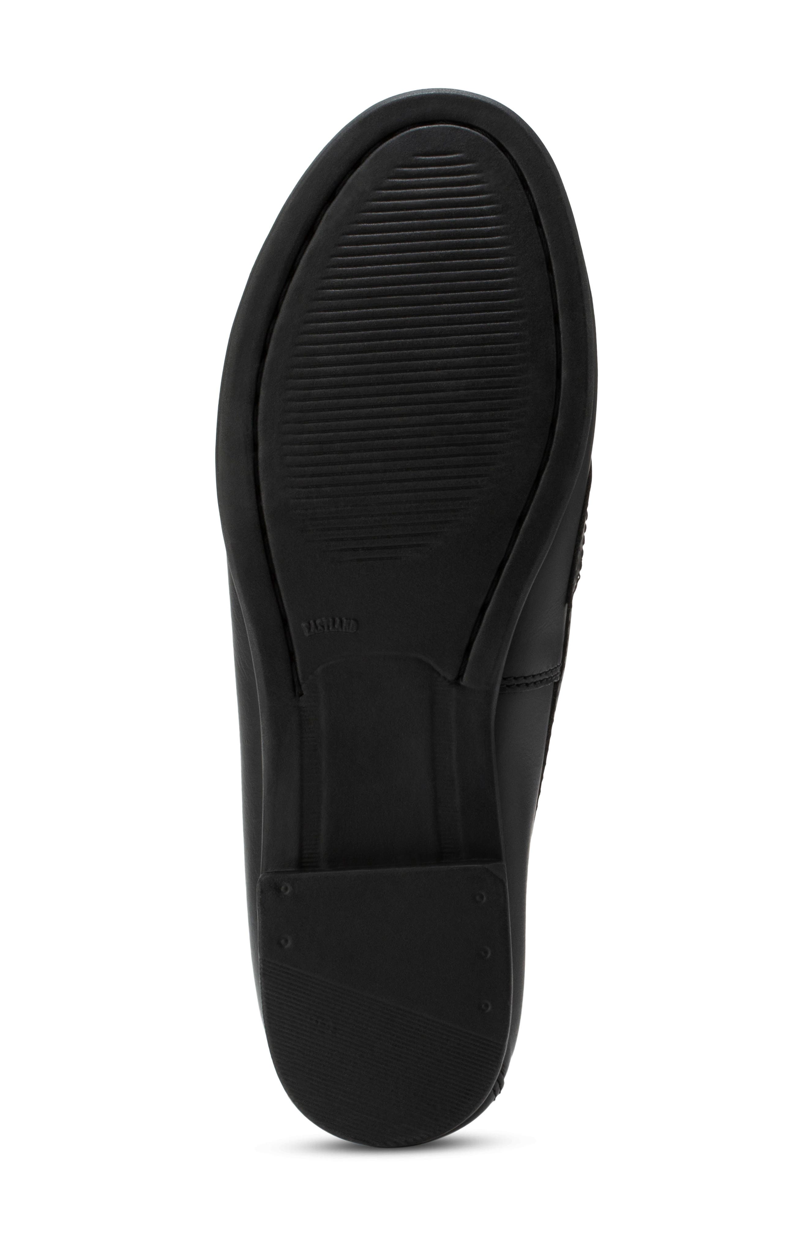 Classic II Leather Loafer - Wide Width Available, Alternate, color, BLACK/ WHITE