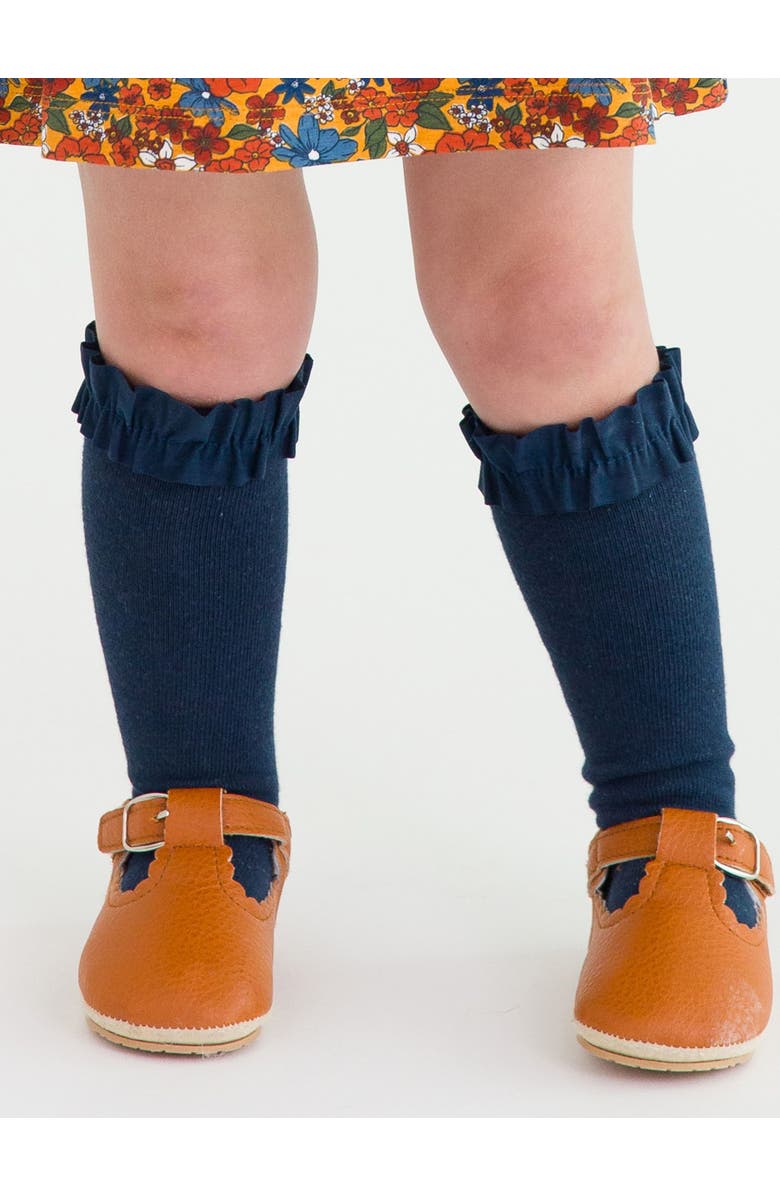 RuffleButts Toddler Girls 3-Pack Knee High Socks, Alternate, color,