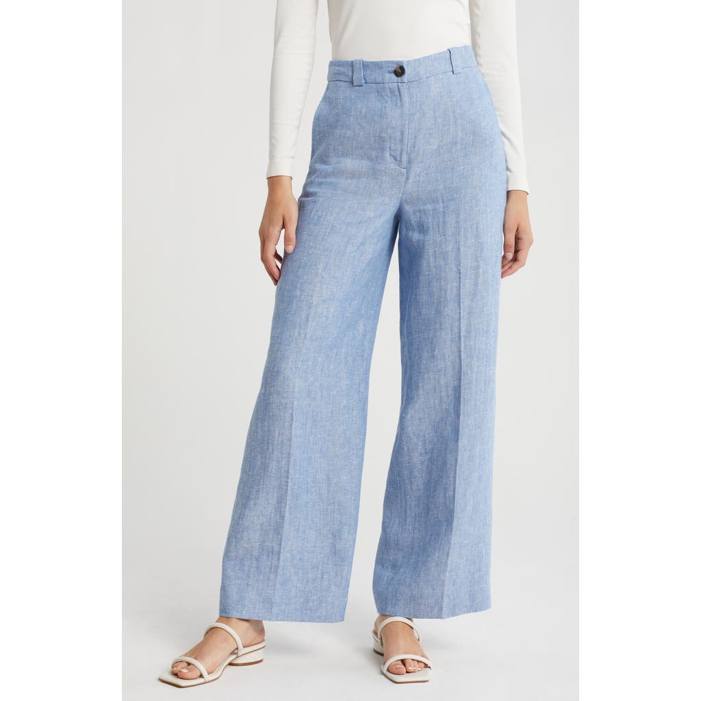 Boden Westbourne Linen Pants In Blue