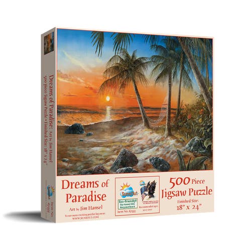 Dreams of Paradise 500 piece Jigsaw Puzzle for Adults