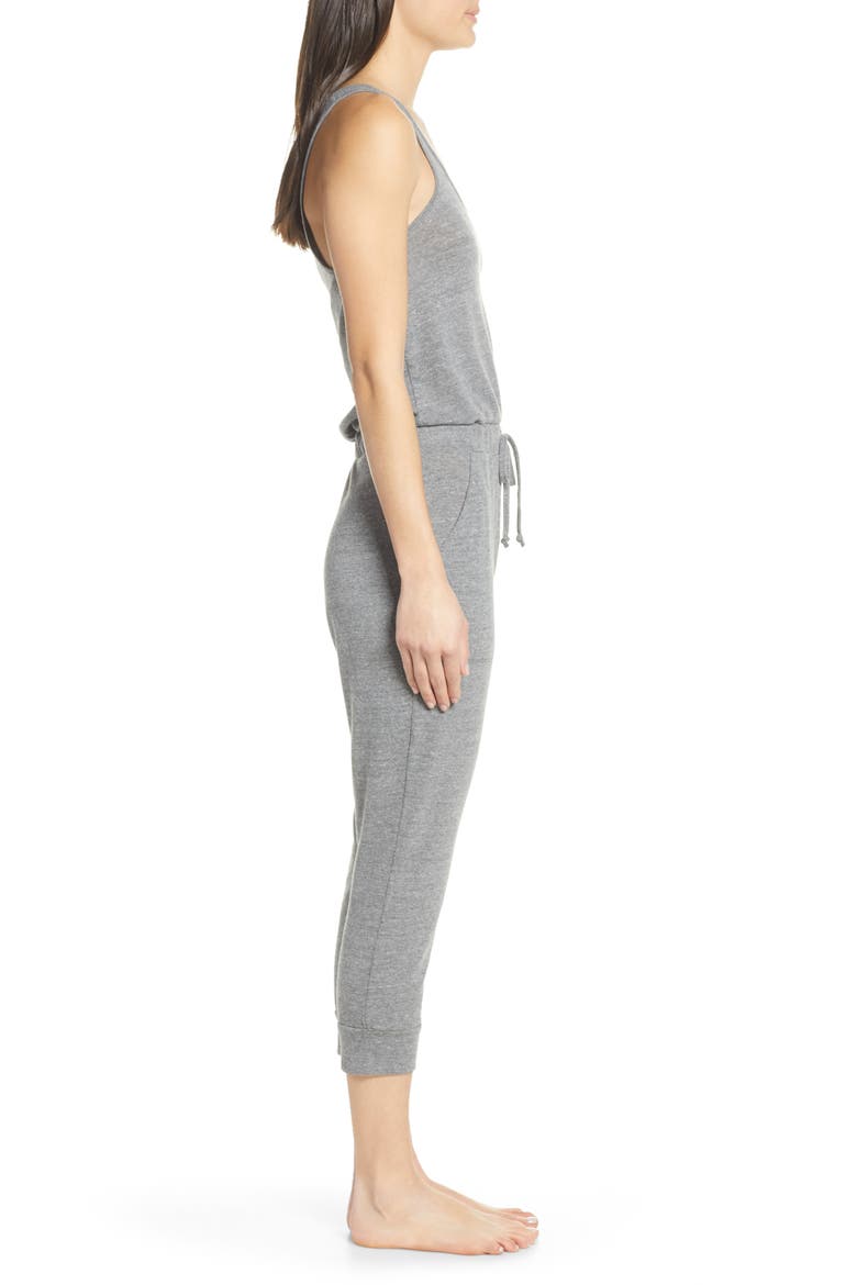 Crop Lounge Jumpsuit, Alternate, color, ECO GREY