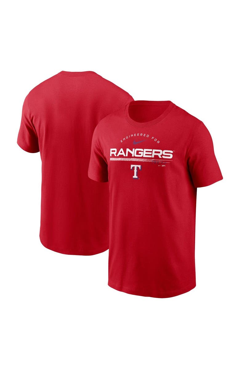 Nike Men's Nike Red Texas Rangers Team Engineered Performance T-Shirt, Main, color, 