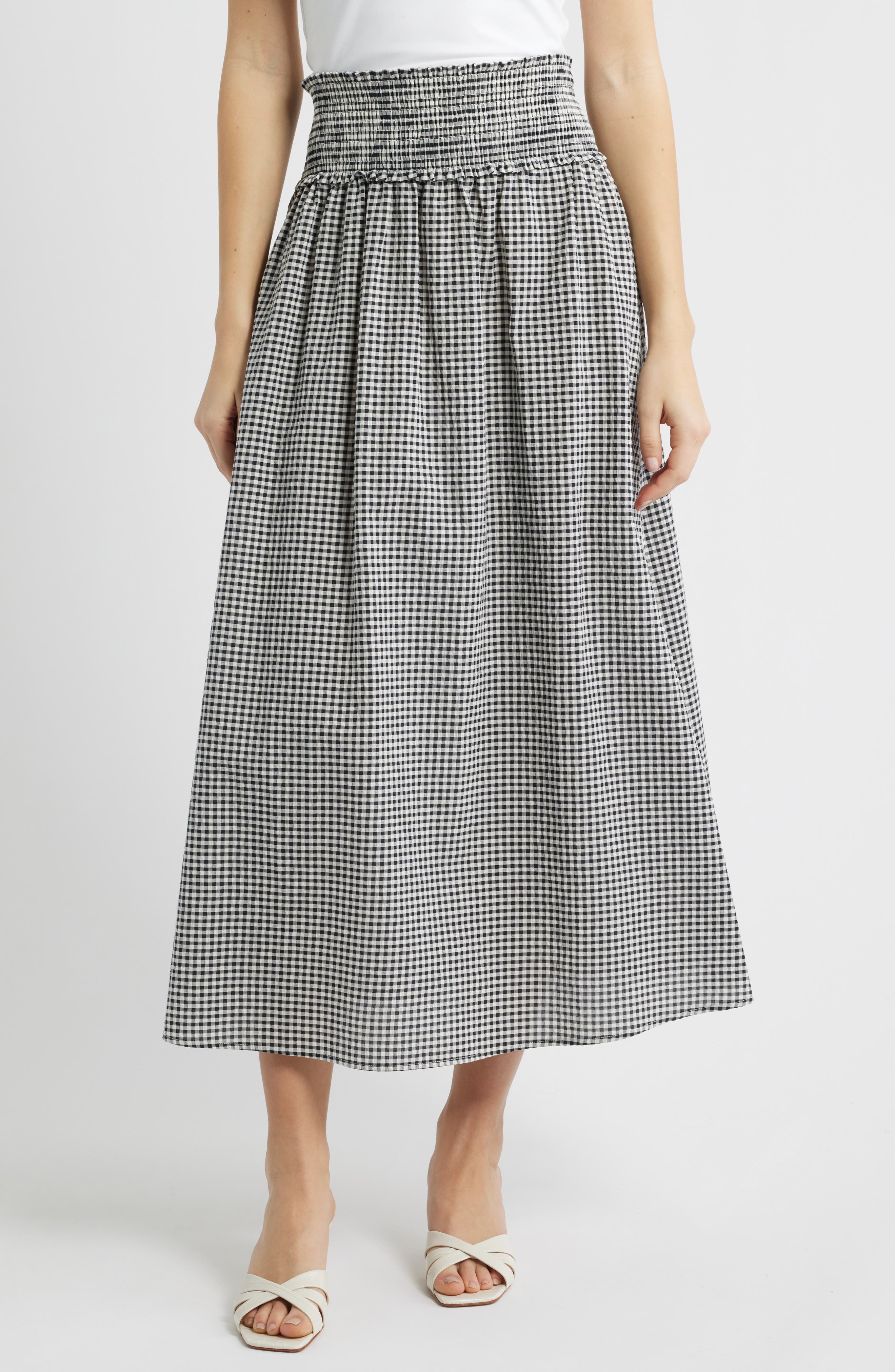 selected BLACK/ SAND GINGHAM