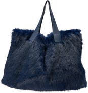 AZALEA WANG Azalea Wang Confidante Faux Fur Handbag