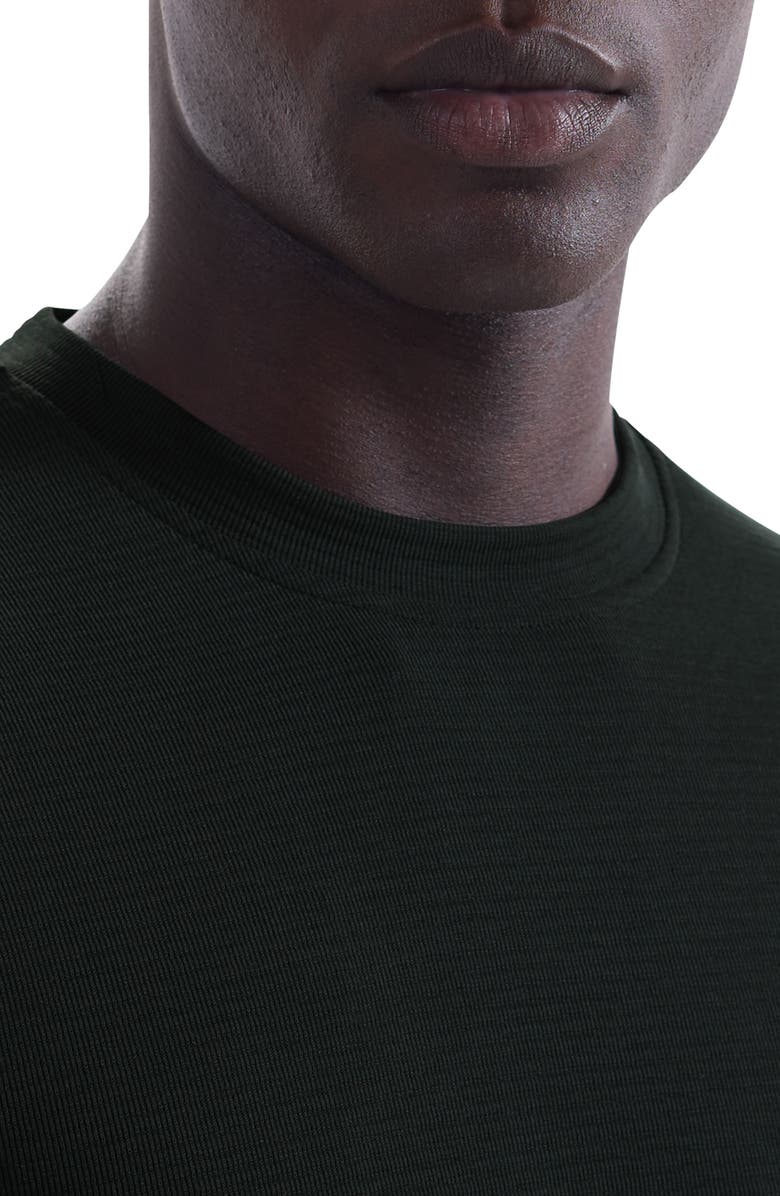 Bugatchi Orville Crewneck T-Shirt, Alternate, color, Black