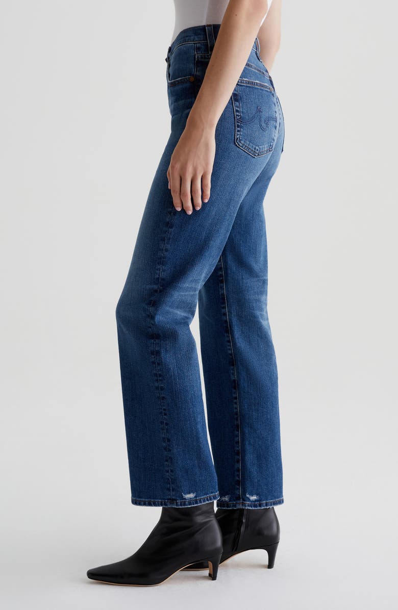 AG Brinley Mid Rise Straight Leg Jeans, Alternate, color, 15 Years Prague