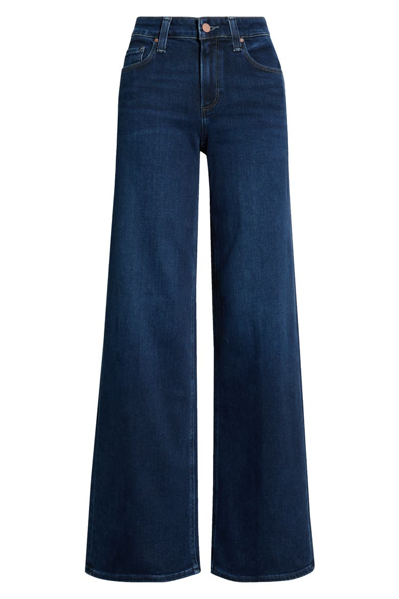 Tatum High Waist Wide Leg Jeans, Main, color, BASILICA