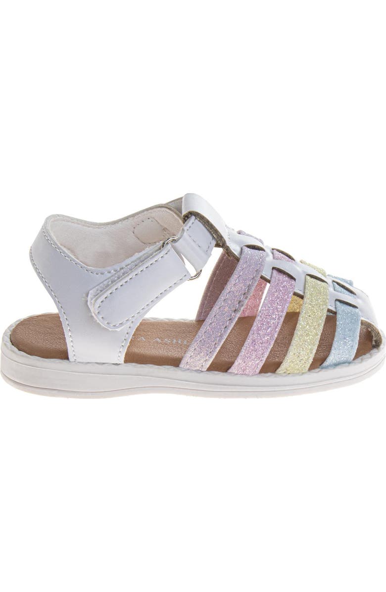 Laura Ashley Multicolor Straps Sandals, Alternate, color, White