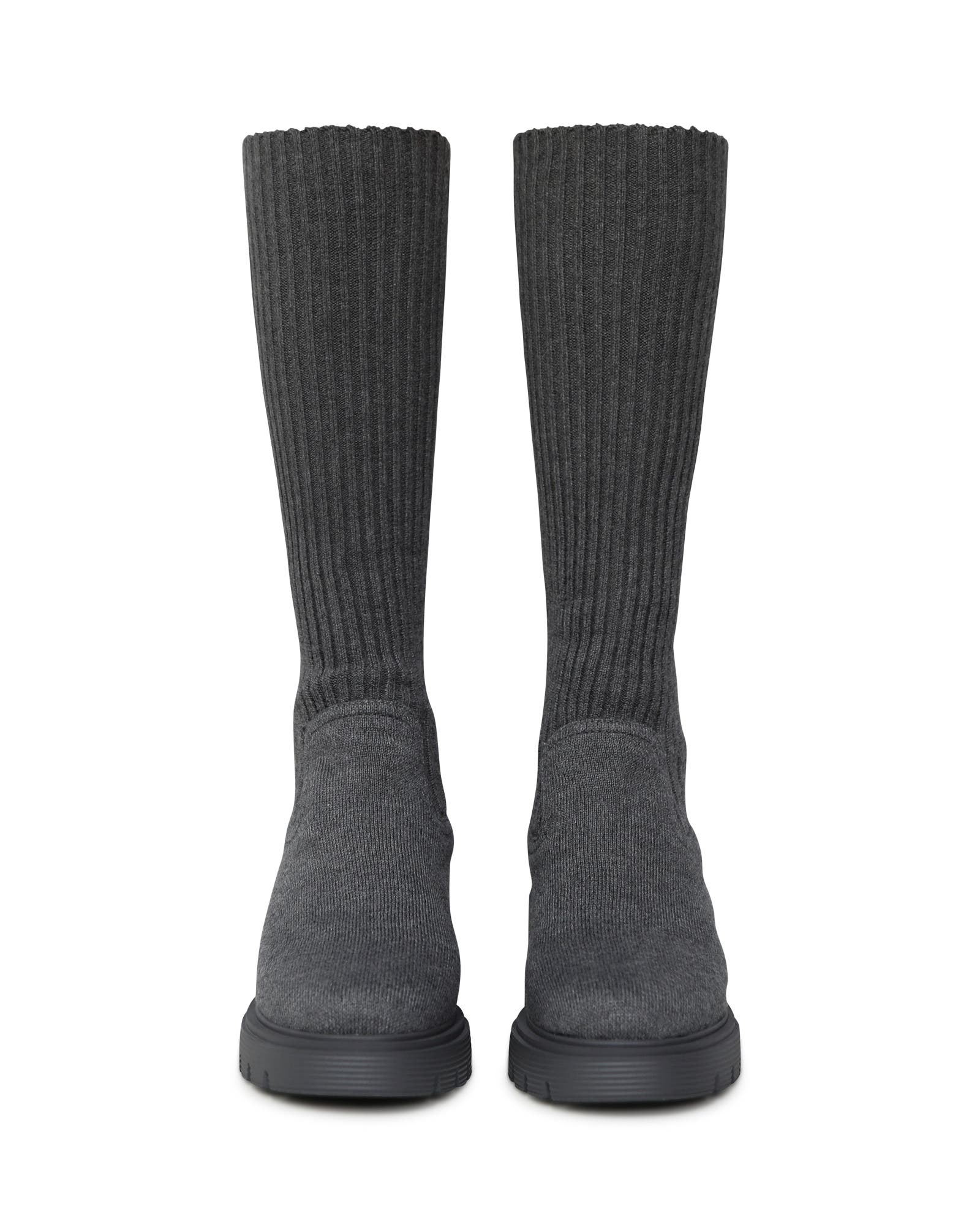 Tokyo Lights Rib Sock Boot, Alternate, color, Grey