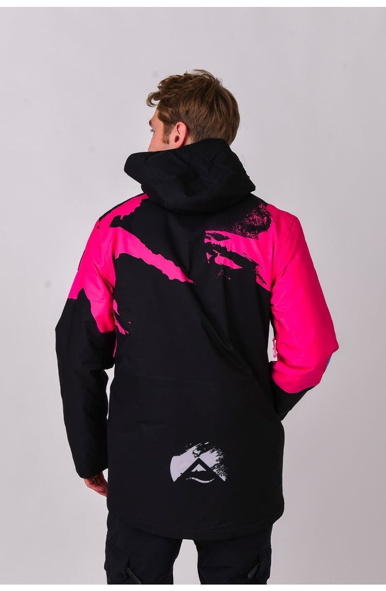 OOSC Afterparty Jacket, Alternate, color, Black & Pink